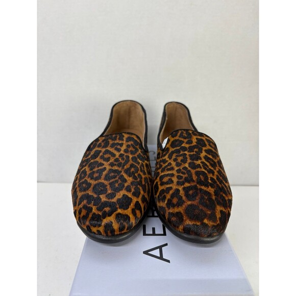 Aerosoles Women's Betunia Leopard Tan Cow Fur Print Slip-On Loafers Flats 9.5M - Picture 4 of 6
